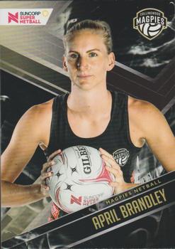 2019 Tap 'N' Play Suncorp Super Netball #24 April Brandley Front